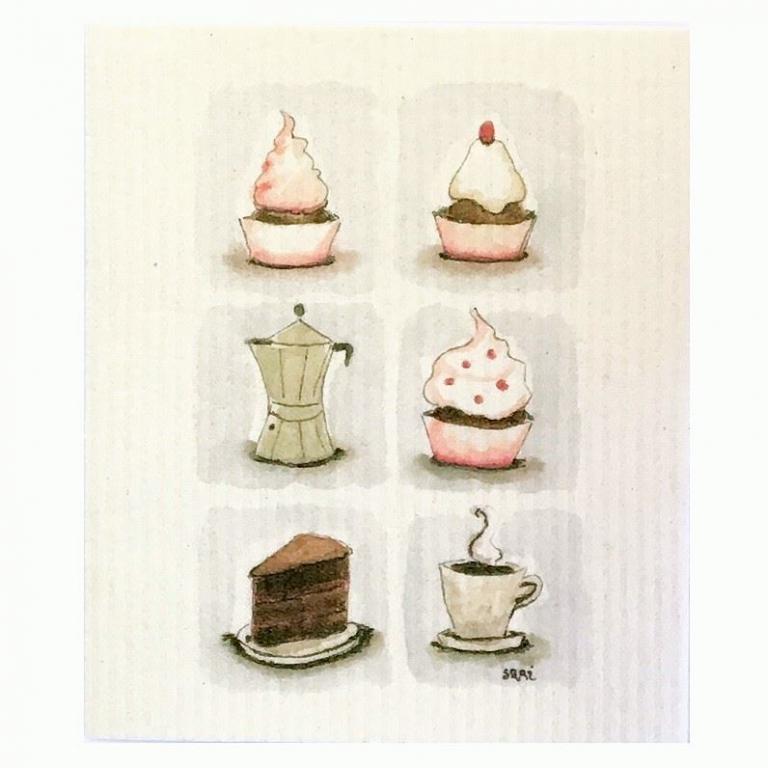 More Joy Schwammtuch Cupcakes