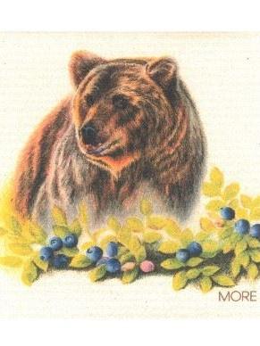 More Joy Schwammtuch_Blaubeerbär