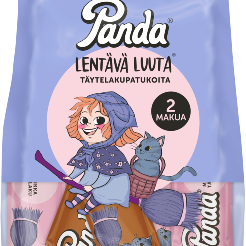 Panda-fliegender-besen-lakritz-stengeln-mit-schokoladen-und-erdbeer-füllung