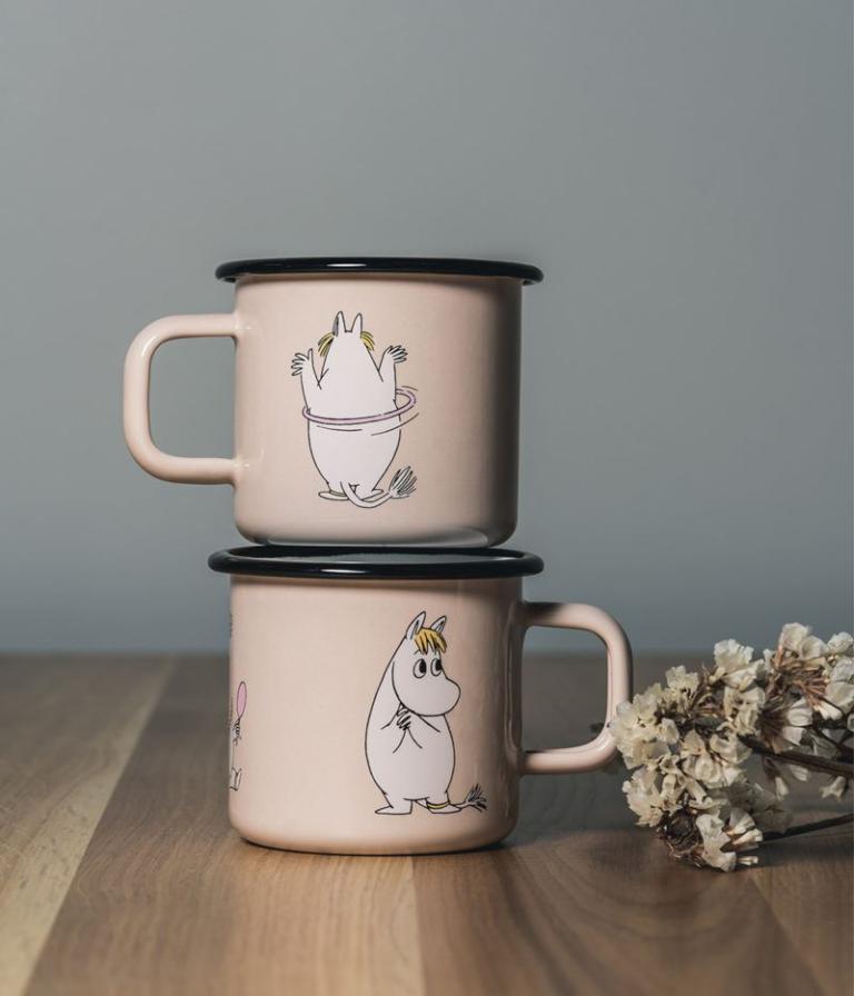 Muurla Mumins Emaillebecher Snorkfräulein Retro, 3.7dl